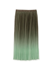 シフォングラデーションプリーツスカート