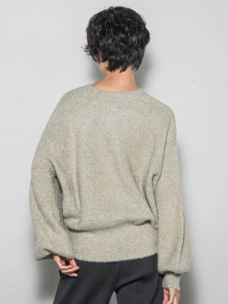 【WEB限定】ラメフェザーニット≪手洗い可能≫