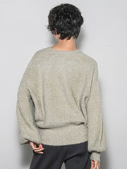 【WEB限定】ラメフェザーニット≪手洗い可能≫