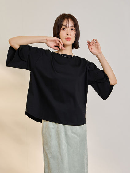 《予約》【連休。涼。軽やかに。】デザイン袖Tシャツ《接触冷感》