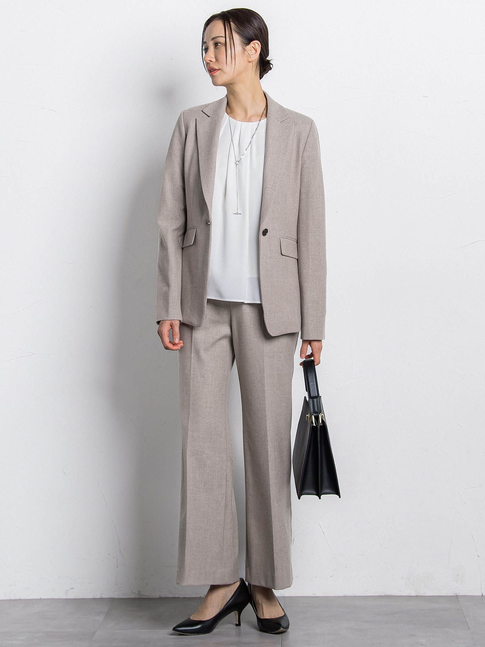 両面起毛ワイドパンツ≪WEB限定13号/洗える/セットアップ対応≫