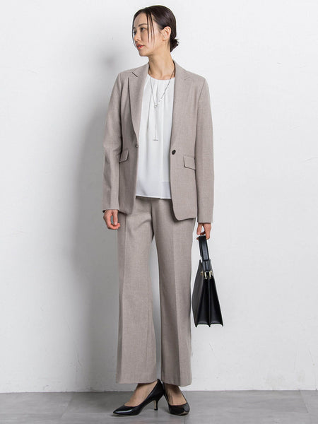 両面起毛ワイドパンツ≪WEB限定13号/洗える/セットアップ対応≫