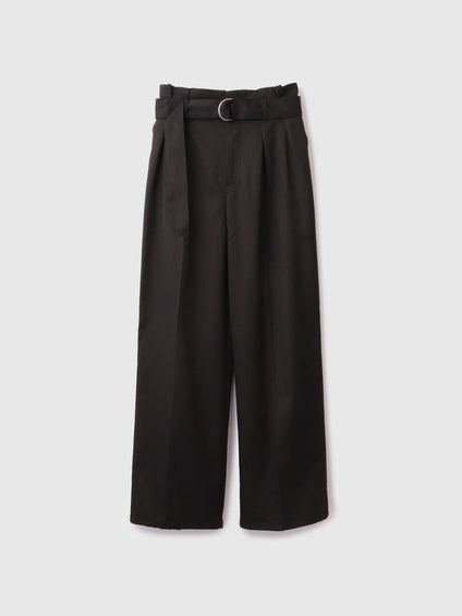 【大人の抜け感】ツイルチノワイドパンツ