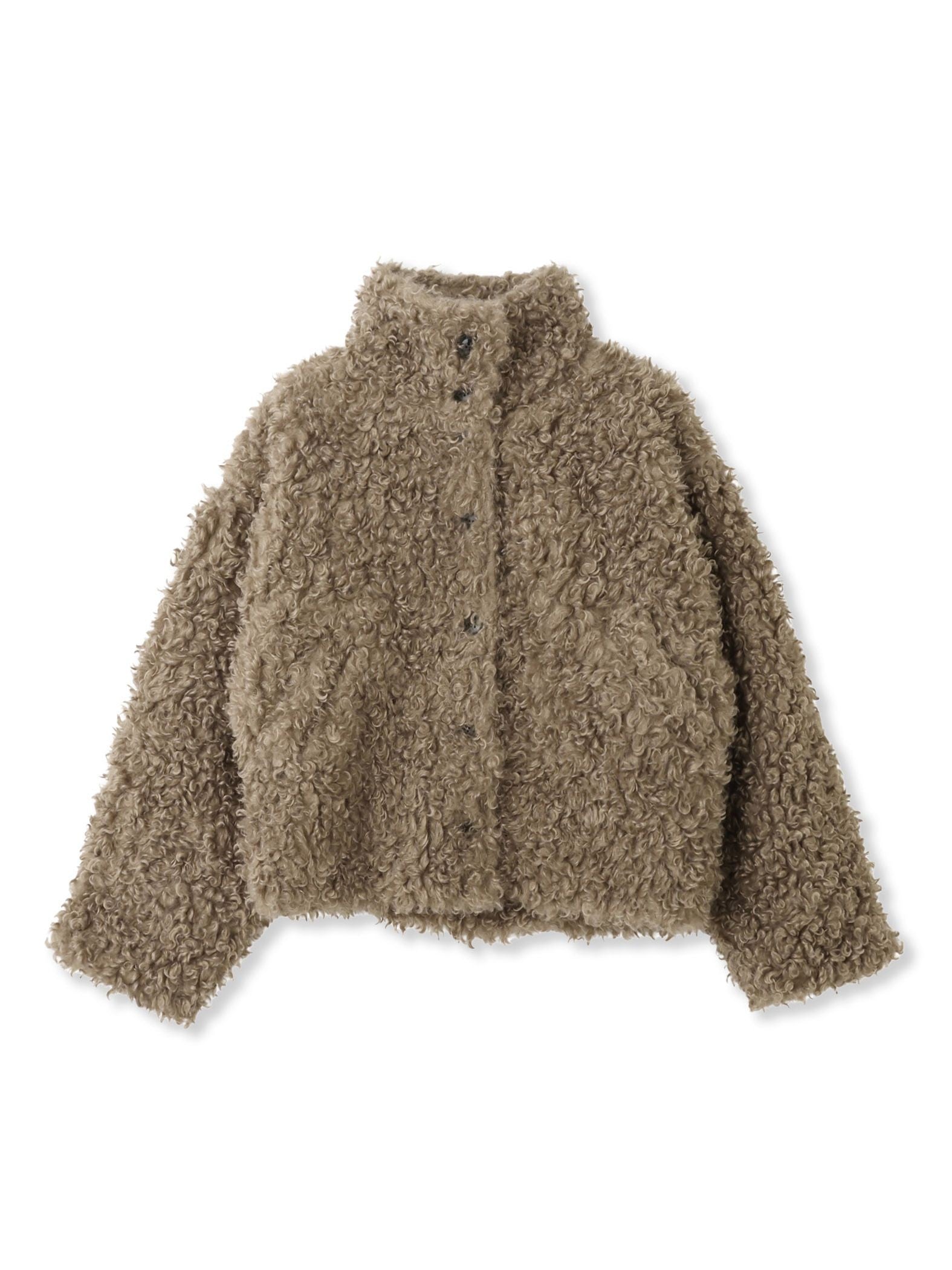 プードルフェイクファーブルゾン