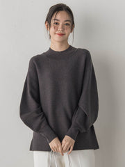 ウォッシャブルバナナスリーブニット≪手洗い可能≫