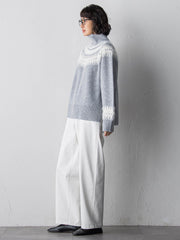 フェアアイル柄ニット