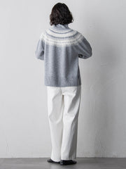 フェアアイル柄ニット