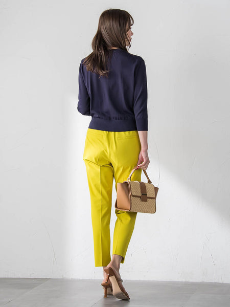 【KEITA KAWASAKI × Viaggio Bluコラボ】リリー刺繍カーディガン