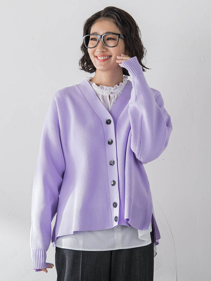 【WEB限定カラーあり】スポンディッシュニットカーディガン