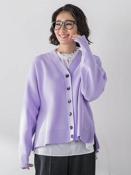 【WEB限定カラーあり】スポンディッシュニットカーディガン