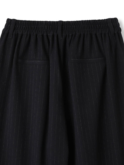 ウールライクストレッチ2タックパンツ≪手洗い可能≫