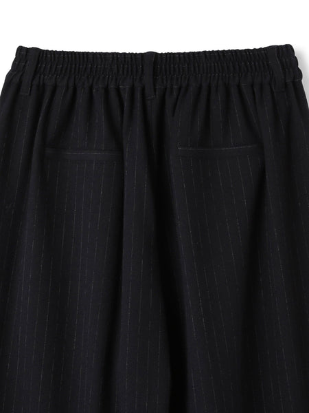 ウールライクストレッチ2タックパンツ≪手洗い可能≫