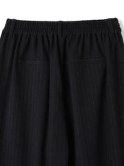 ウールライクストレッチ2タックパンツ≪手洗い可能≫