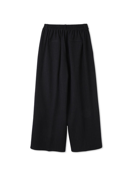 ウールライクストレッチ2タックパンツ≪手洗い可能≫