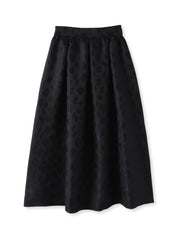 【WEB限定】レオパードジャガードスカート