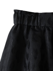 【WEB限定】レオパードジャガードスカート