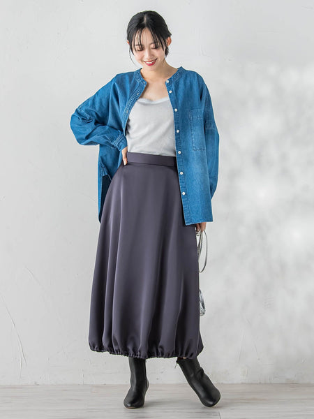 リブスクエアタンクトップ