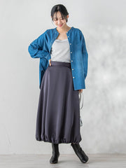 リブスクエアタンクトップ