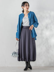 リブスクエアタンクトップ