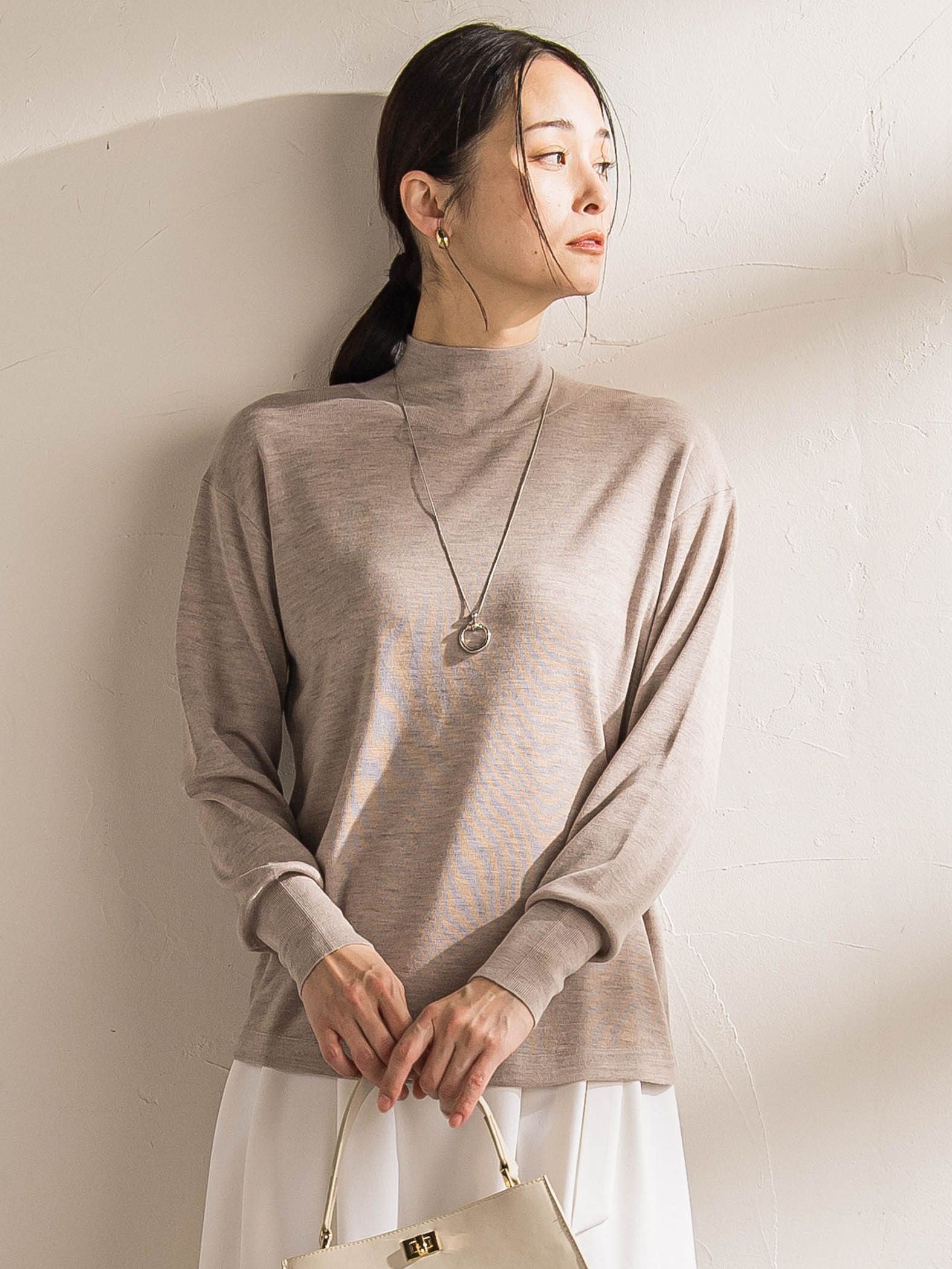 Brisbane ハイネックロングプルオーバー≪11号あり≫