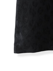 【WEB限定】レオパードジャガードスカート