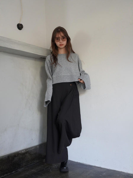 One Tuck Wide Pants≪手洗い可能≫