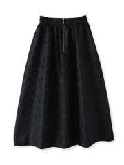 【WEB限定】レオパードジャガードスカート