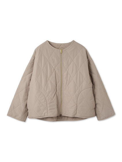 ファーキルトリバーシブルZIPブルゾン