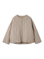 ファーキルトリバーシブルZIPブルゾン