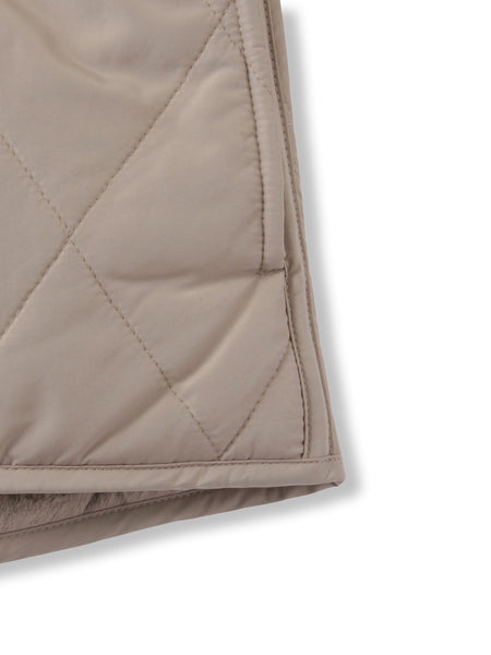 ファーキルトリバーシブルZIPブルゾン