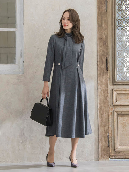 ルミナリー圧縮スムースワンピース