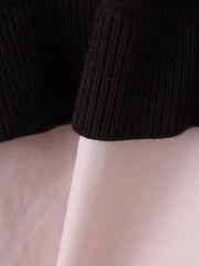 【WEB限定】シャツドッキングニット≪洗える≫