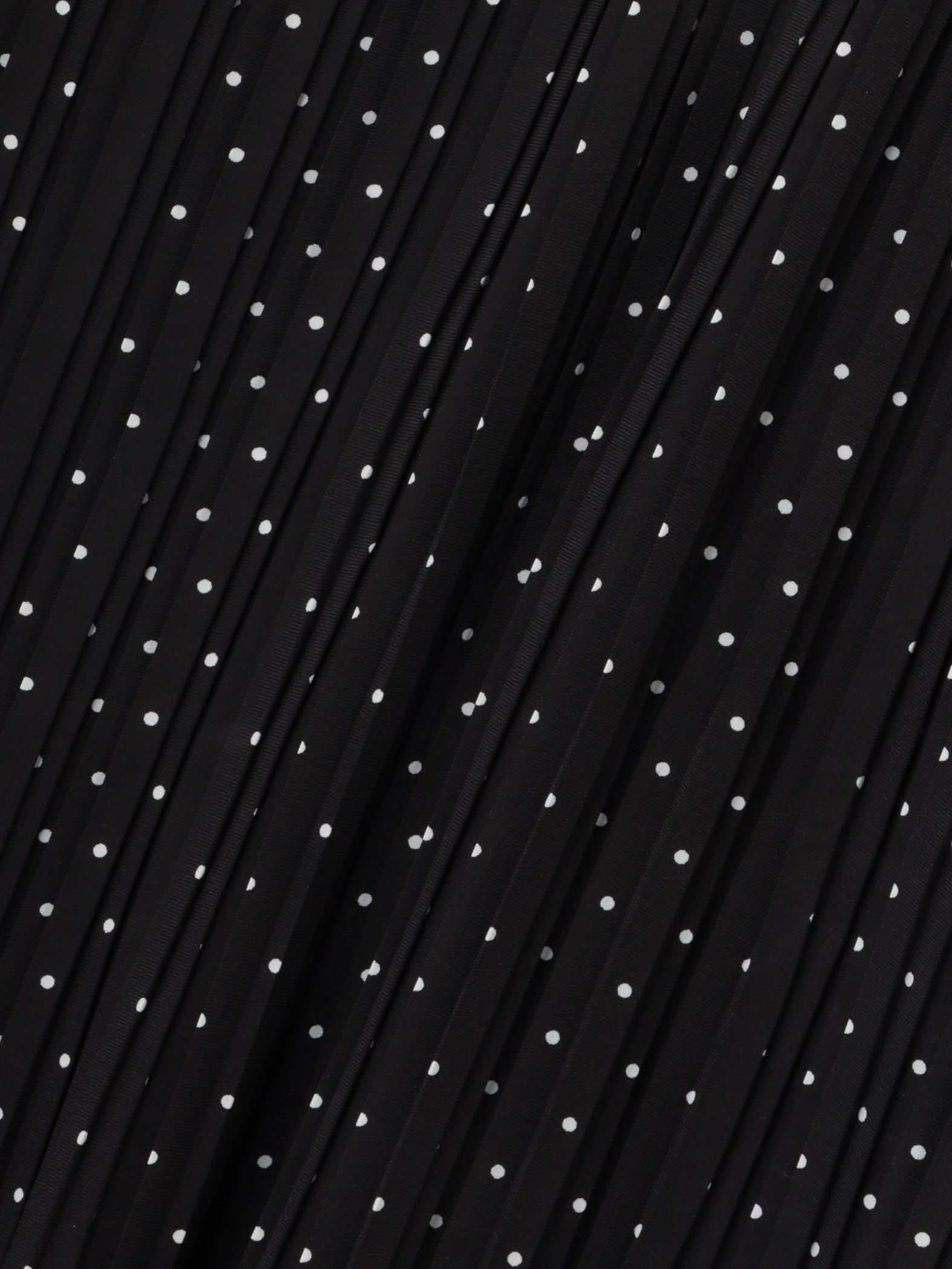 ライトデシンドットフリルネックブラウス