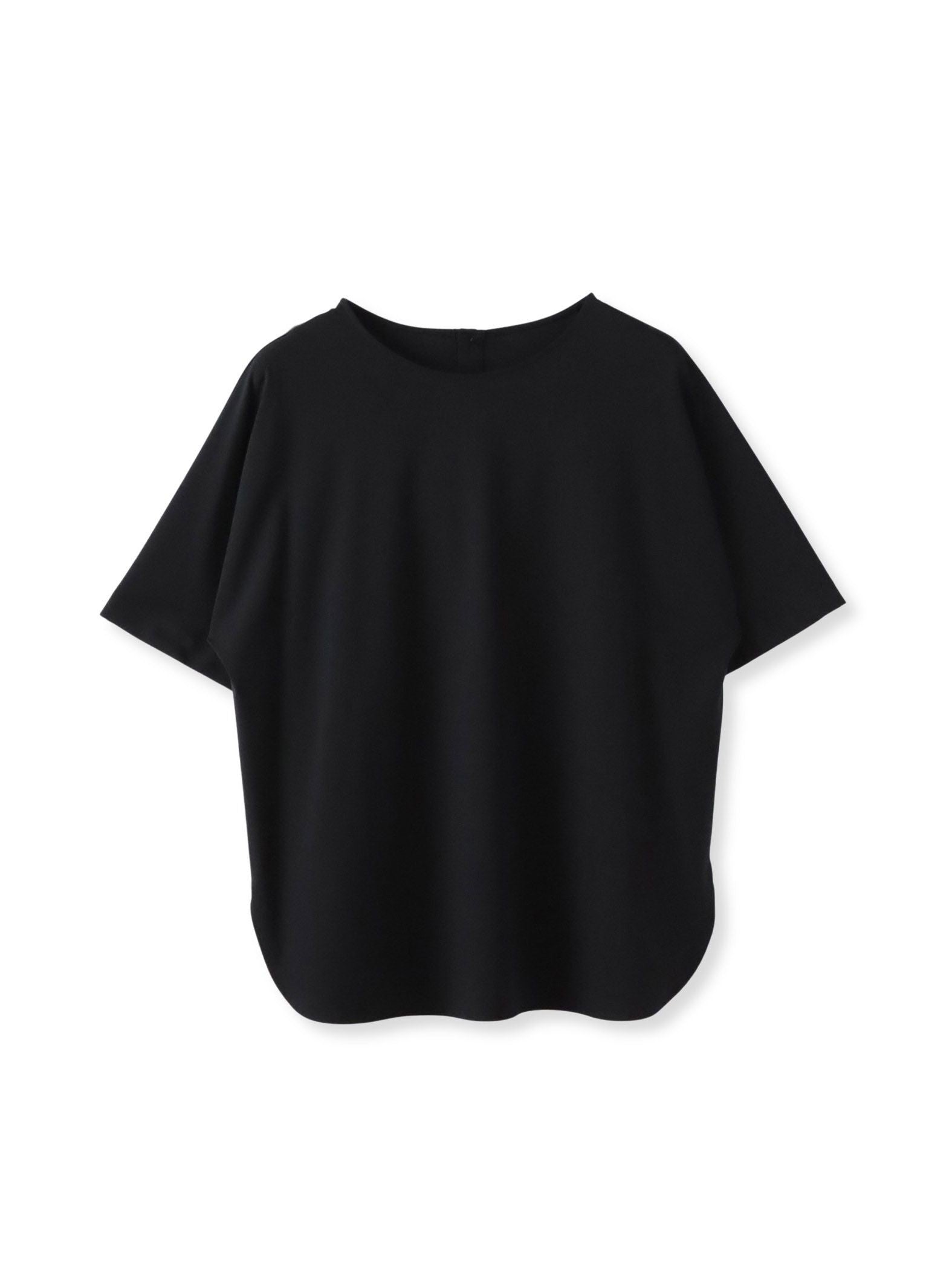 【大きいサイズ】バックサテン切り替えスムースカットソー