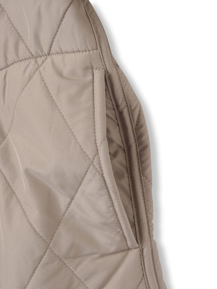 ファーキルトリバーシブルZIPブルゾン