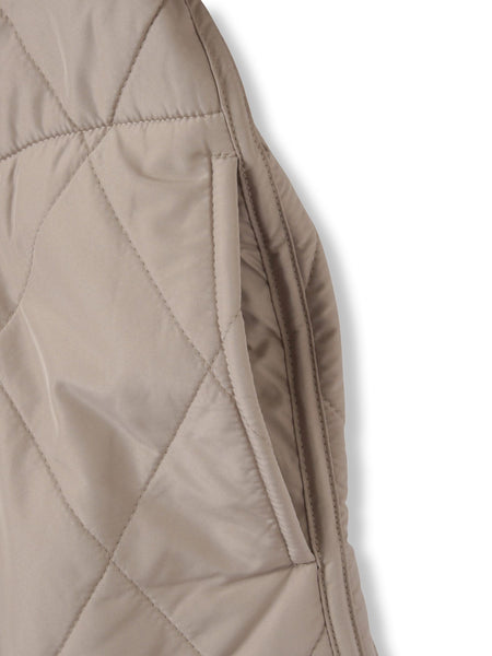 ファーキルトリバーシブルZIPブルゾン