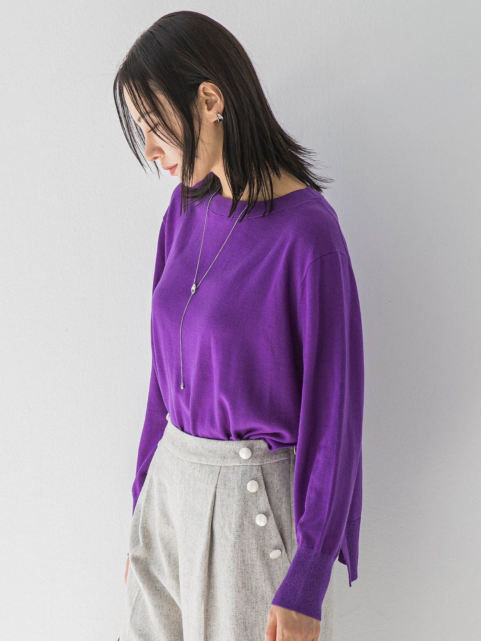 ANGELINAリブスリーブニット≪WEB限定11号/洗える≫