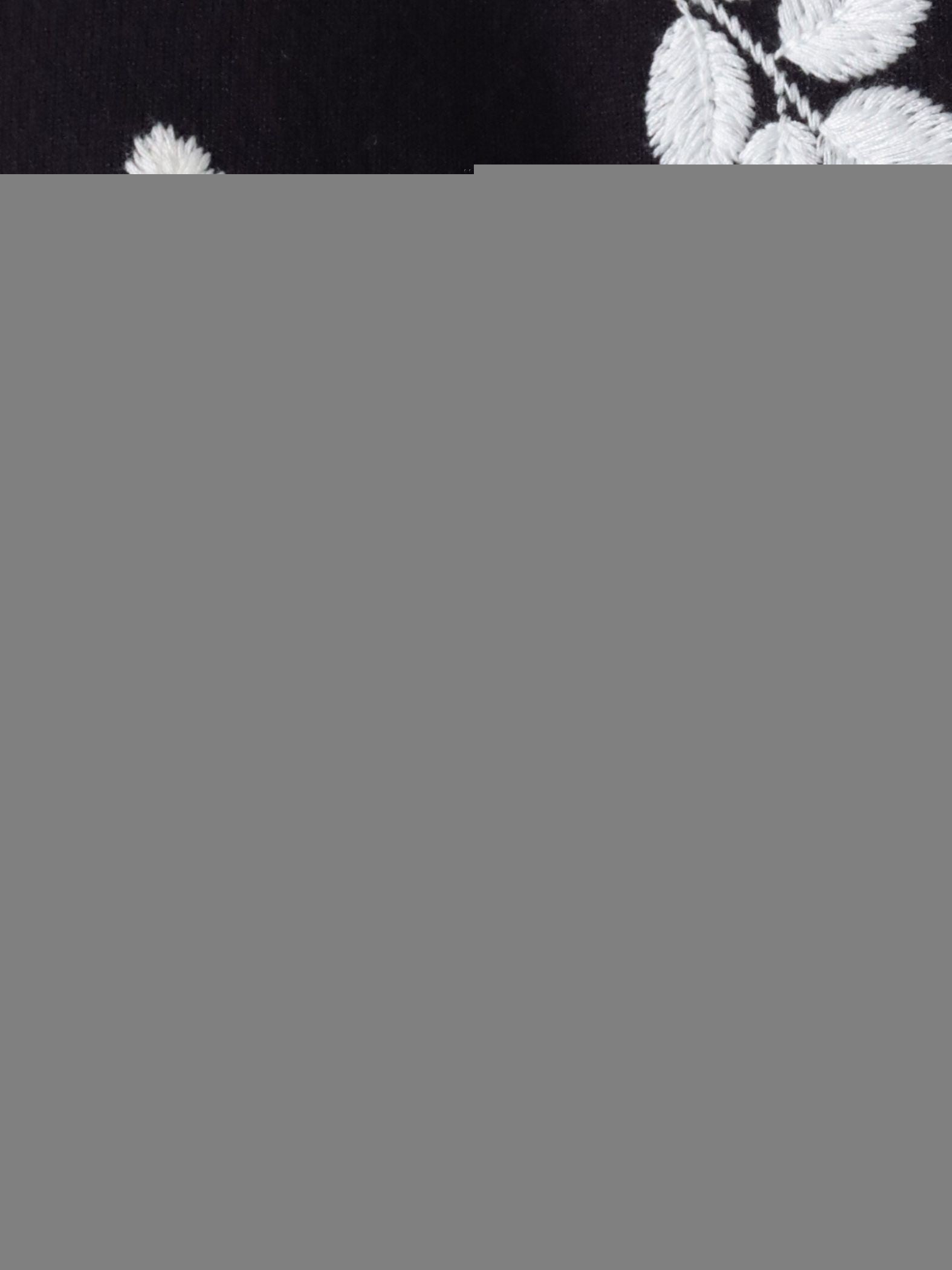 【新色追加】ボタニカルモチーフ刺繍カーディガン