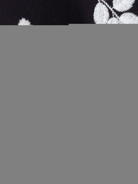 【新色追加】ボタニカルモチーフ刺繍カーディガン