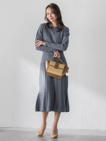 ニットワンピース