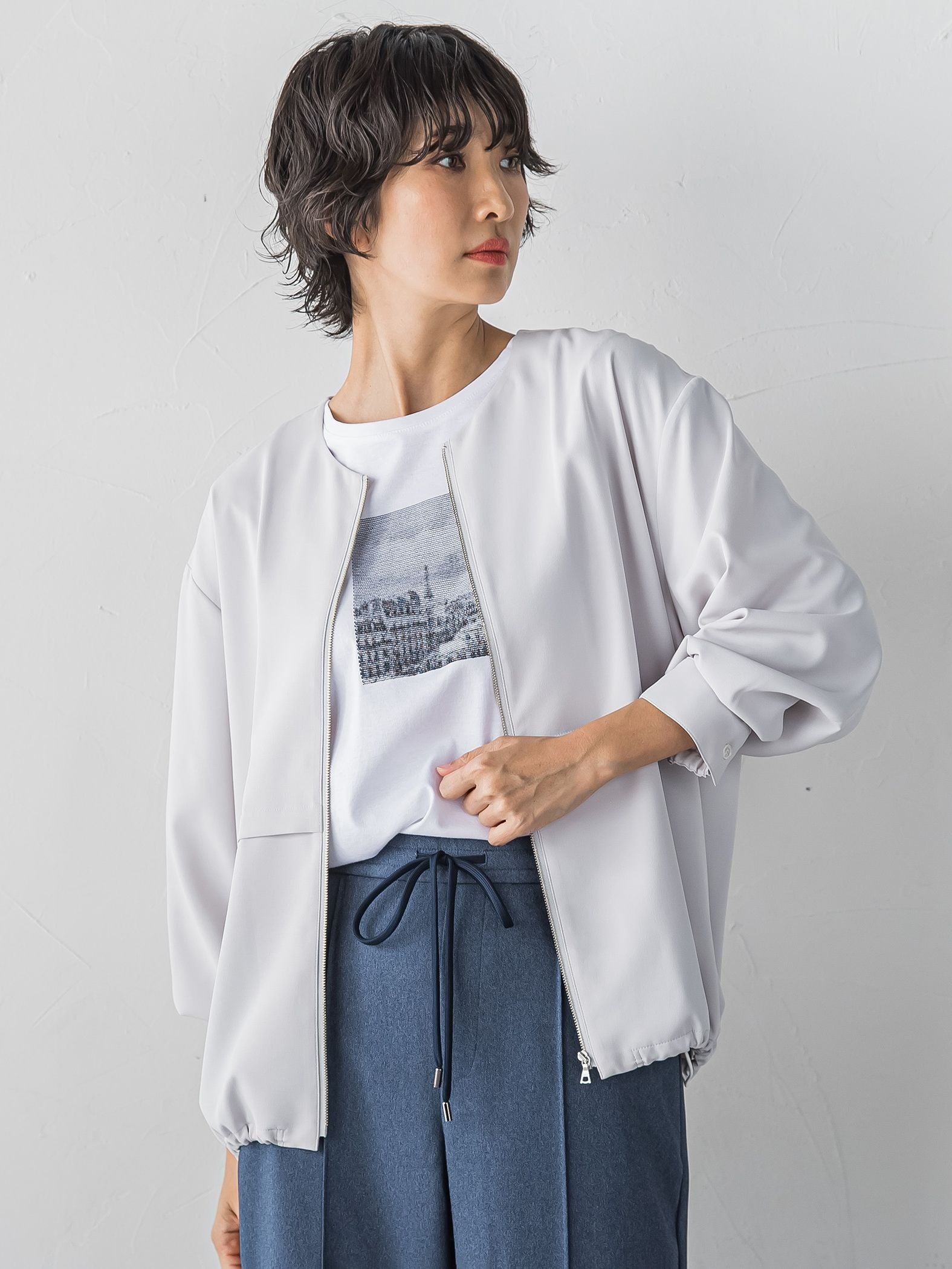 【大きいサイズ】刺繍Tシャツ