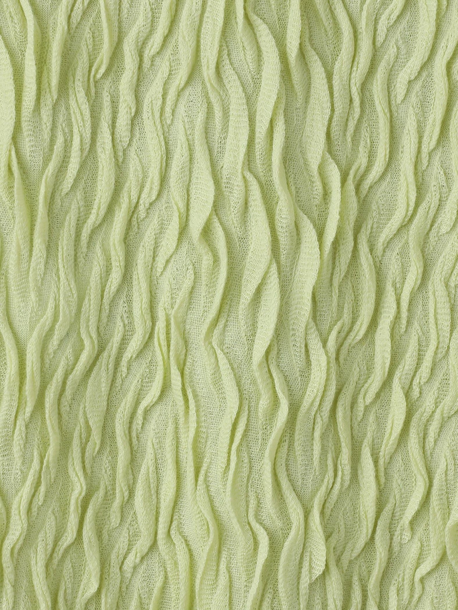 【WEB限定】フリルジャガードクルーネックプルオーバー