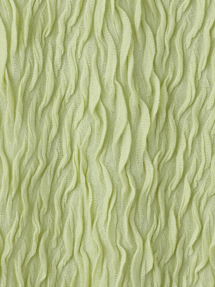 【WEB限定】フリルジャガードクルーネックプルオーバー