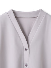 【えらべるSETUP】叶えるカットカーディガン≪手洗い可能≫