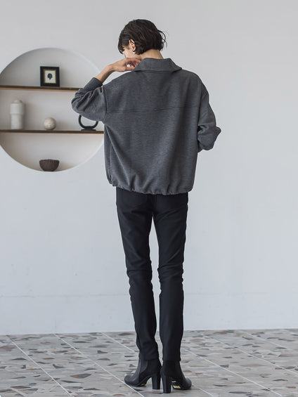 【WEB限定】裏起毛ジッププルオーバー