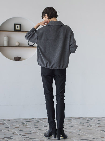 【WEB限定】裏起毛ジッププルオーバー