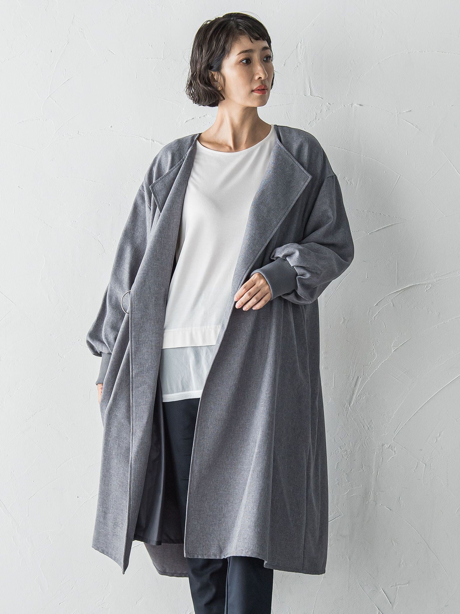【WEB限定】”品よく軽やかに羽織れる”ライトコート