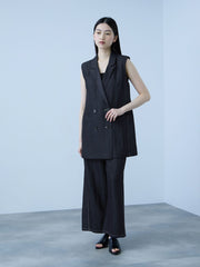 【シーズンレス】ナイロンツイルデニムベスト