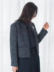 【WEB限定 13号】ストレッチツイードジャケット