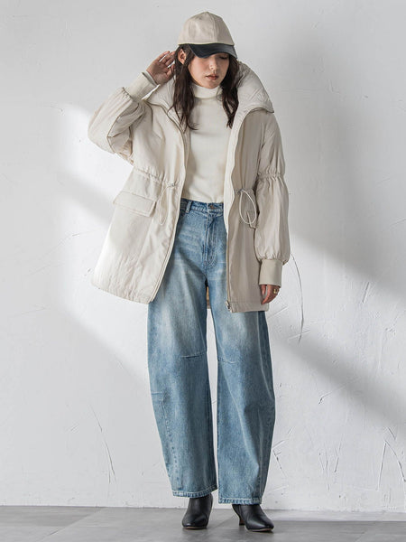 中綿リバーシブルコート≪手洗い可能≫